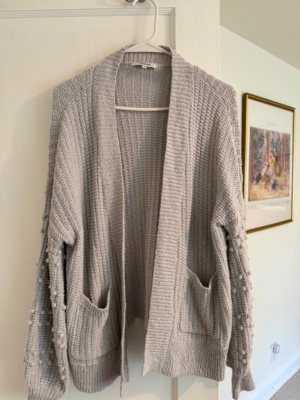 Madewell Bobble Cardigan Sweater